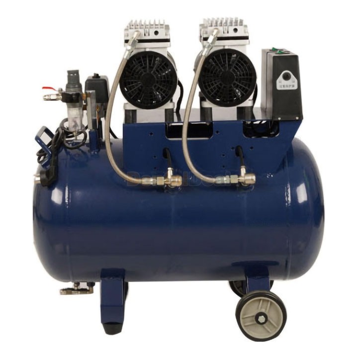 Dynamic DA7002 1.5KW/2HP Dental Oil Free Quiet Air Compressor 50L Tank